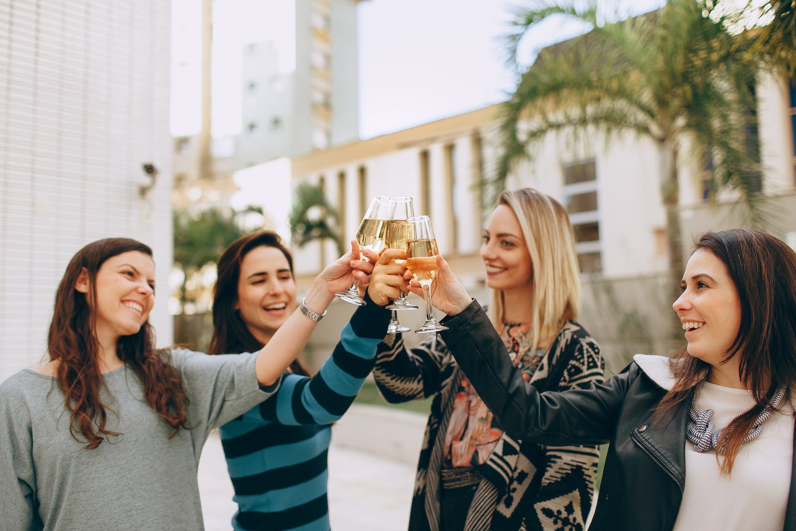 Women Having A Toast